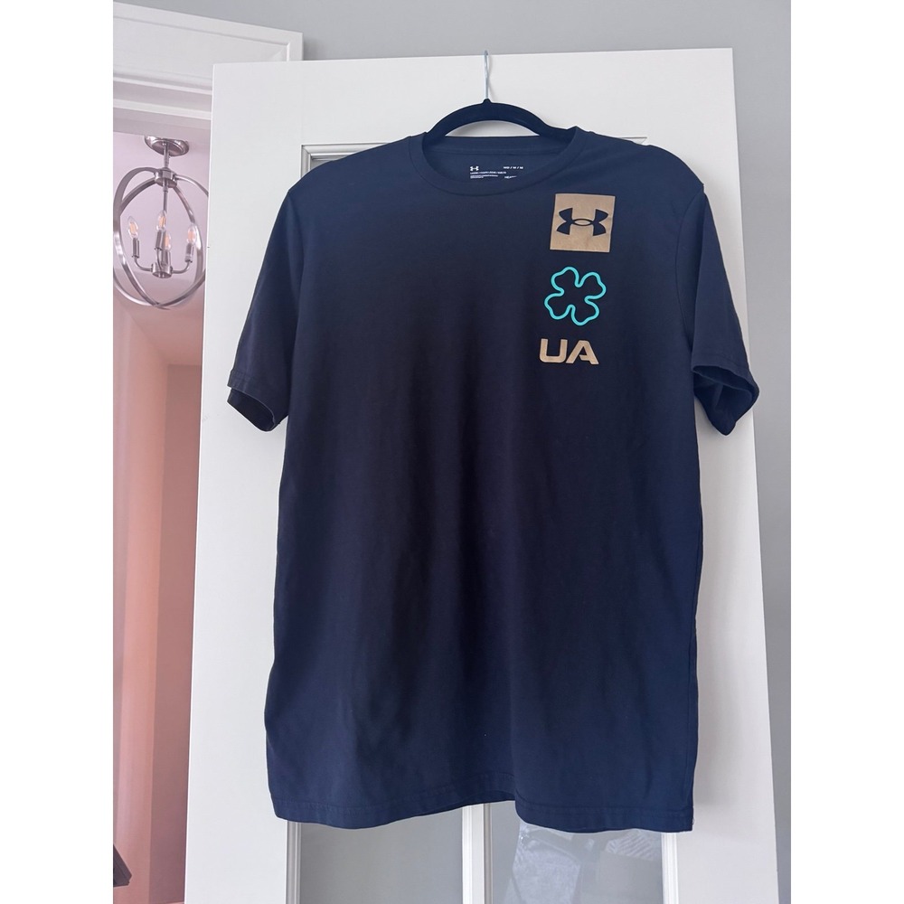 Under Armour men's tee size medium, all‎ luck, four leaf clover